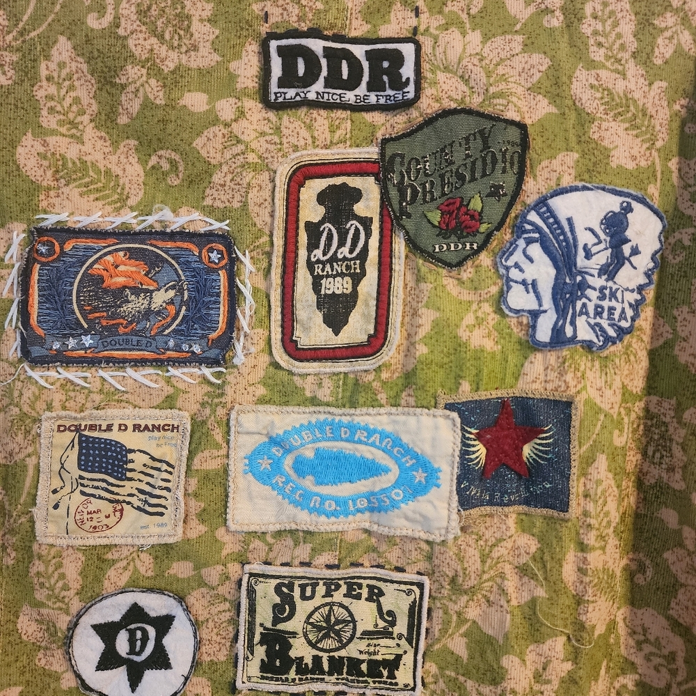 Double D Ranch Green Patchwork Jacket - Picture 13 of 15